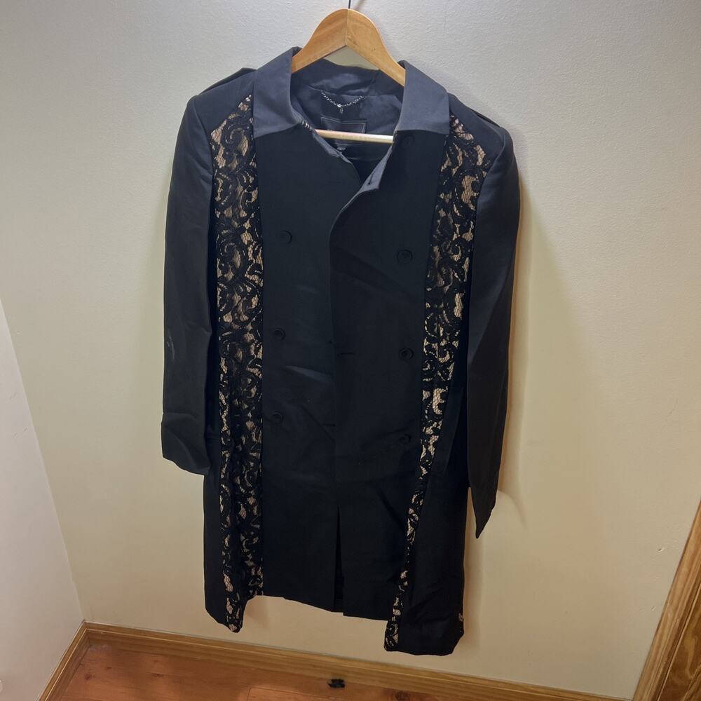 BCBG MAXSZRIA Women’s Medium Black Jacket With Lace
